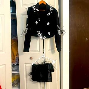 Jacket and skirt set